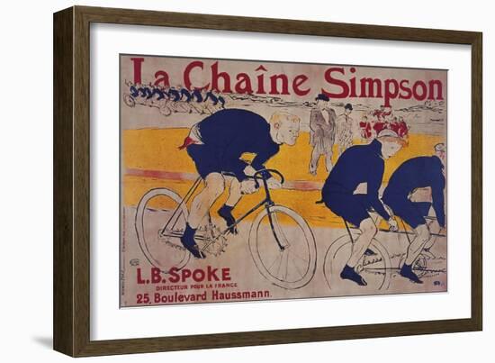 Vintage Bicycle-null-Framed Giclee Print