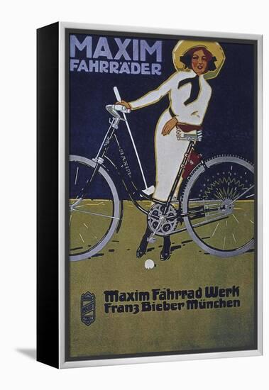 Vintage Bicycle-null-Framed Premier Image Canvas