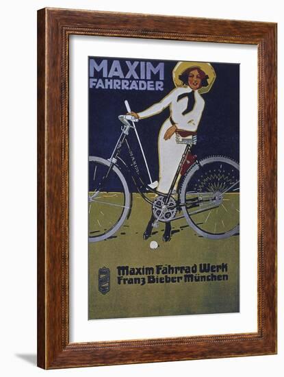 Vintage Bicycle-null-Framed Giclee Print