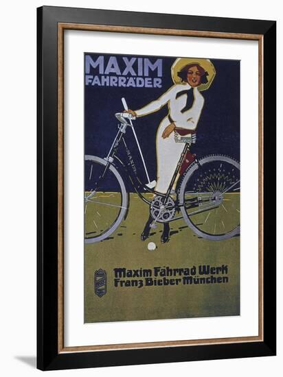 Vintage Bicycle-null-Framed Giclee Print