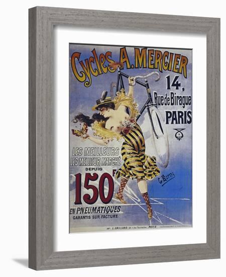 Vintage Bicycle-null-Framed Giclee Print