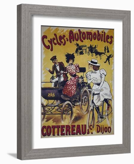 Vintage Bicycle-null-Framed Giclee Print