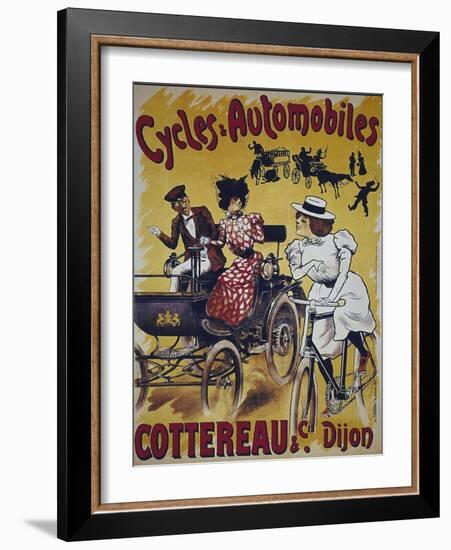 Vintage Bicycle-null-Framed Giclee Print