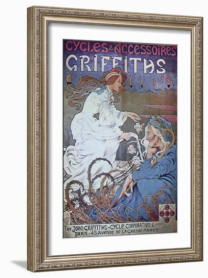 Vintage Bicycle-null-Framed Giclee Print