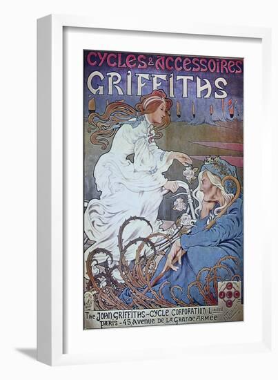 Vintage Bicycle-null-Framed Giclee Print