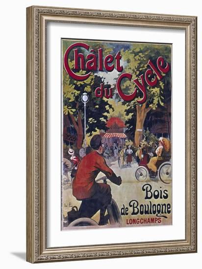 Vintage Bicycle-null-Framed Giclee Print