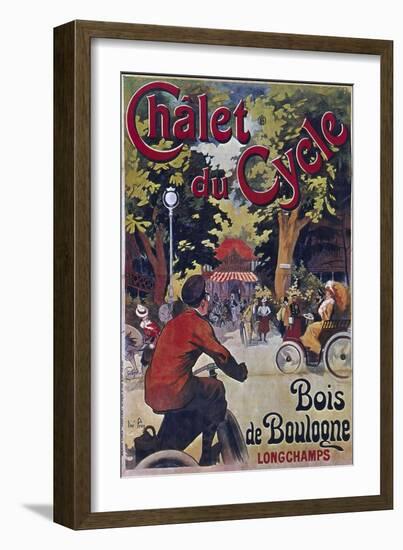 Vintage Bicycle-null-Framed Giclee Print