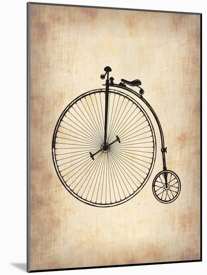 Vintage Bicycle-NaxArt-Mounted Art Print