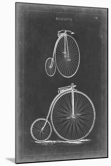 Vintage Bicycles II-Vision Studio-Mounted Art Print