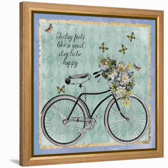 Vintage Bike-Erin Clark-Framed Premier Image Canvas