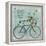 Vintage Bike-Erin Clark-Framed Premier Image Canvas