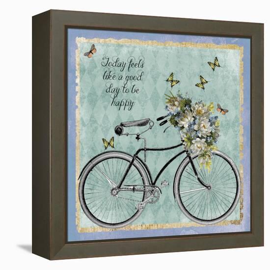 Vintage Bike-Erin Clark-Framed Premier Image Canvas