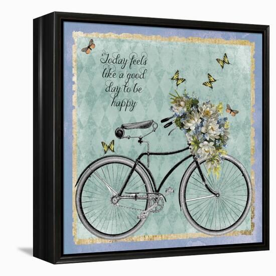 Vintage Bike-Erin Clark-Framed Premier Image Canvas