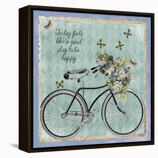 Vintage Bike-Erin Clark-Framed Premier Image Canvas