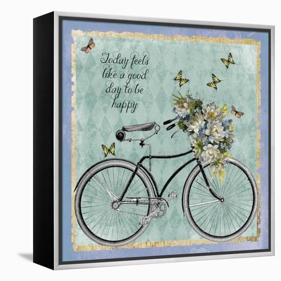 Vintage Bike-Erin Clark-Framed Premier Image Canvas