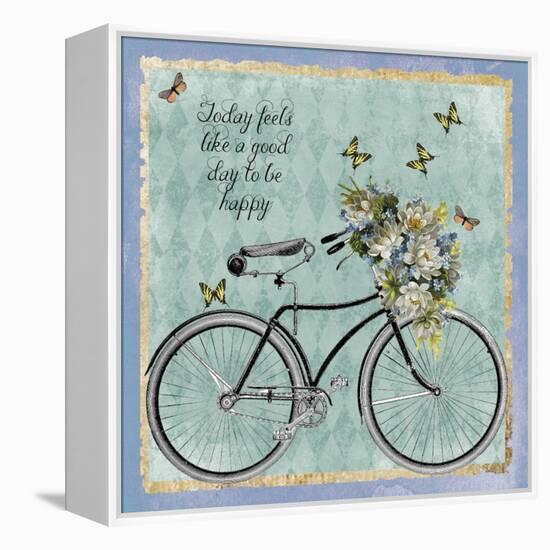 Vintage Bike-Erin Clark-Framed Premier Image Canvas