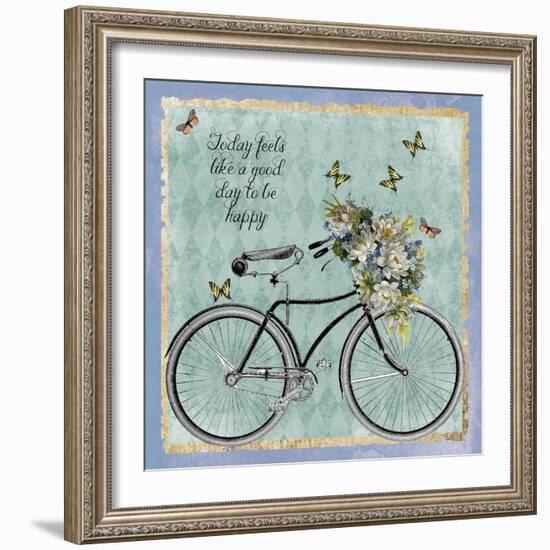 Vintage Bike-Erin Clark-Framed Giclee Print