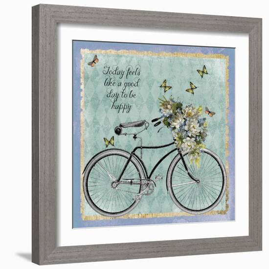 Vintage Bike-Erin Clark-Framed Giclee Print