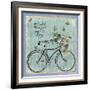 Vintage Bike-Erin Clark-Framed Giclee Print