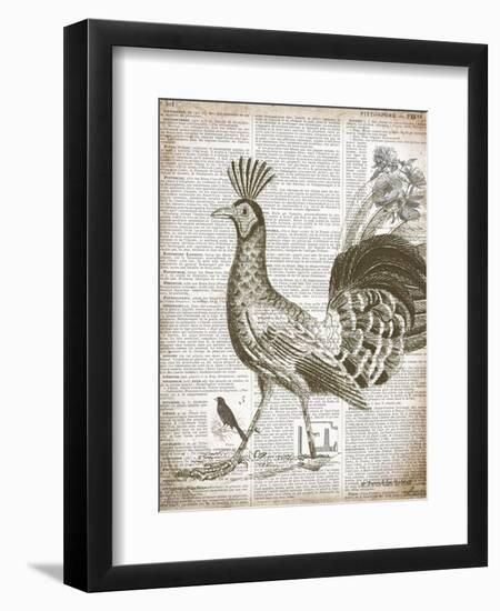 Vintage Bird II-Gwendolyn Babbitt-Framed Premium Giclee Print