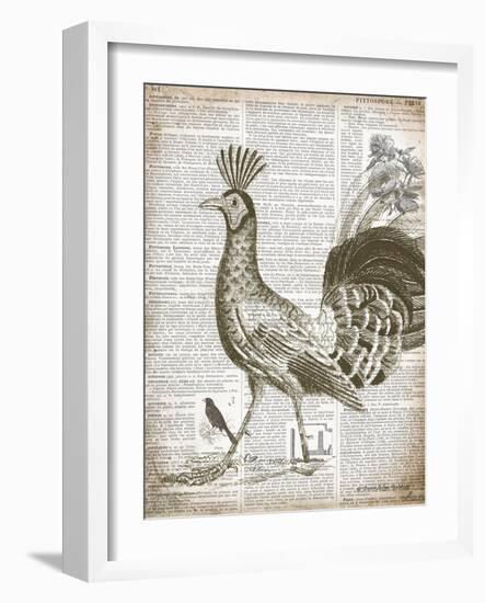 Vintage Bird II-Gwendolyn Babbitt-Framed Art Print