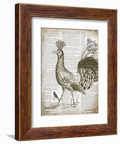 Vintage Bird II-Gwendolyn Babbitt-Framed Art Print