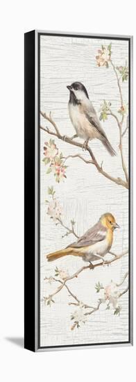 Vintage Birds Panel II-Danhui Nai-Framed Stretched Canvas