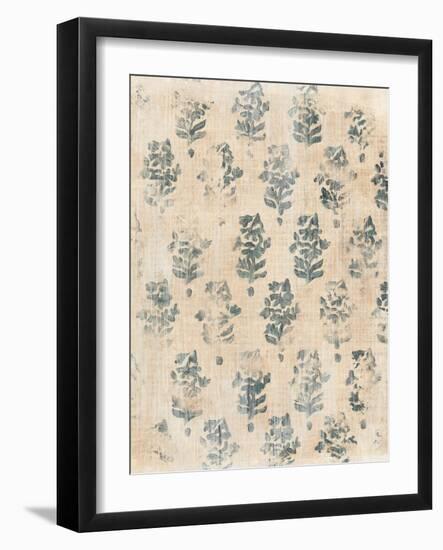 Vintage Blockprint I-June Vess-Framed Art Print