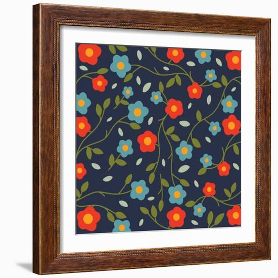 Vintage Blooms 1-Marcus Prime-Framed Art Print