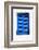 Vintage Blue Window with Shutter (Greece)-felker-Framed Photographic Print