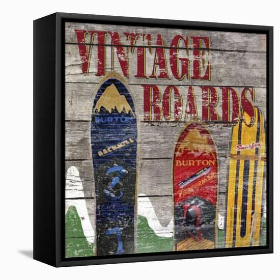 Vintage boards I-Karen Williams-Framed Premier Image Canvas