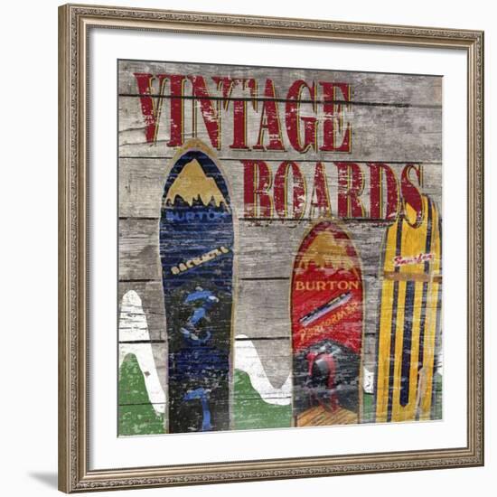 Vintage boards I-Karen Williams-Framed Giclee Print