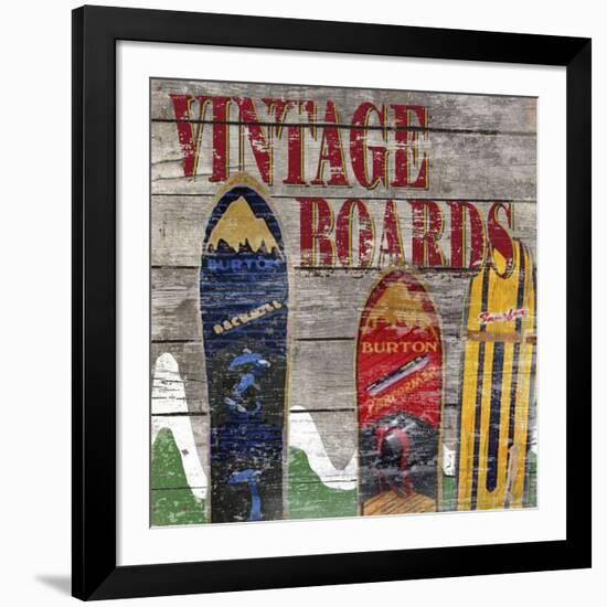 Vintage boards I-Karen Williams-Framed Giclee Print