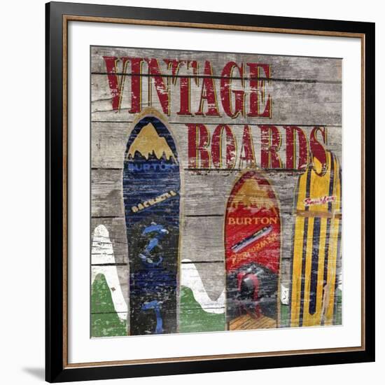 Vintage boards I-Karen Williams-Framed Giclee Print