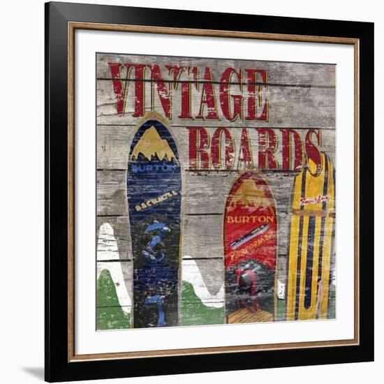 Vintage boards I-Karen Williams-Framed Giclee Print