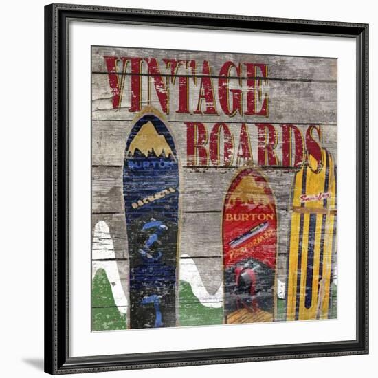 Vintage boards I-Karen Williams-Framed Giclee Print