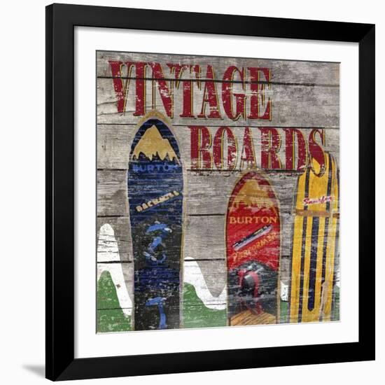 Vintage boards I-Karen Williams-Framed Giclee Print