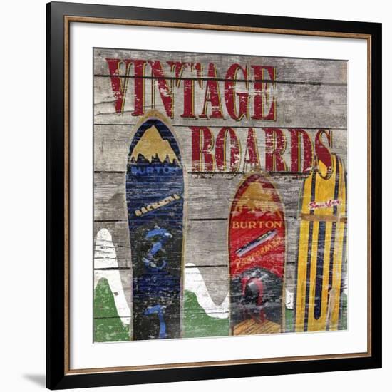 Vintage boards I-Karen Williams-Framed Giclee Print