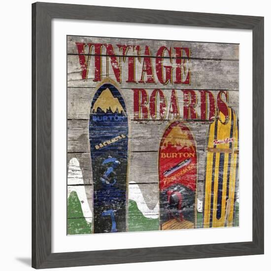 Vintage boards I-Karen Williams-Framed Giclee Print