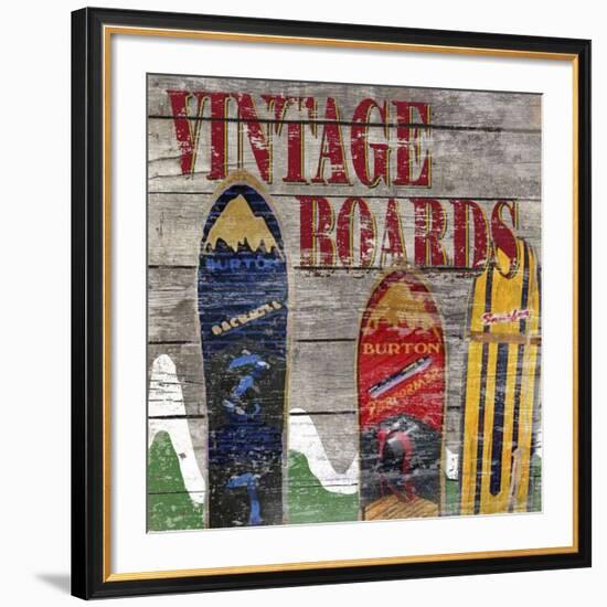 Vintage boards I-Karen Williams-Framed Giclee Print