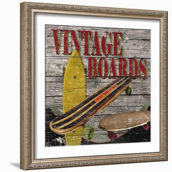 Vintage Boards II-Karen Williams-Framed Giclee Print