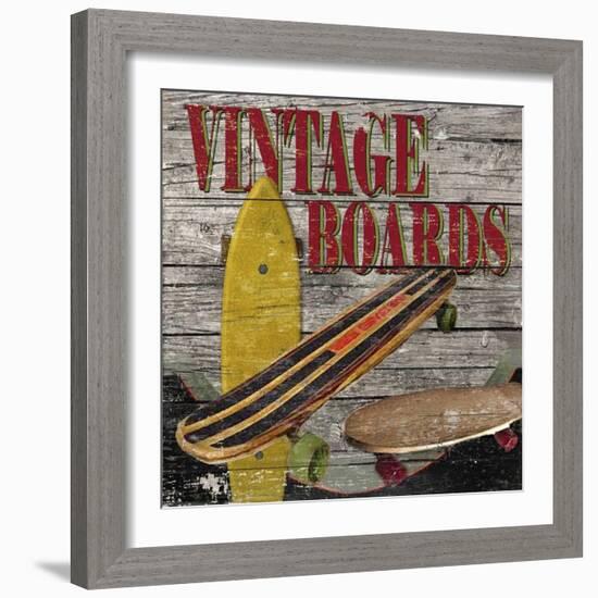 Vintage Boards II-Karen Williams-Framed Giclee Print