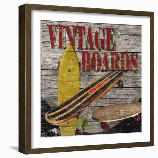 Vintage Boards II-Karen Williams-Framed Giclee Print