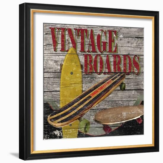 Vintage Boards II-Karen Williams-Framed Giclee Print