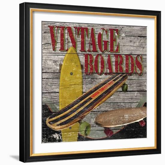 Vintage Boards II-Karen Williams-Framed Giclee Print