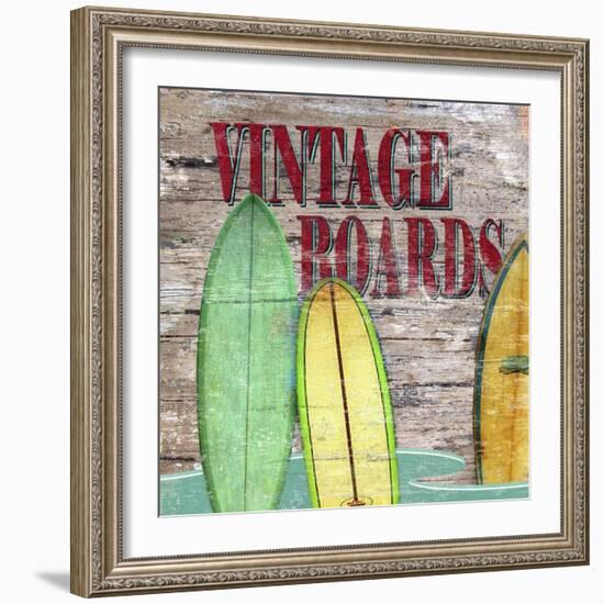 Vintage Boards III-Karen Williams-Framed Giclee Print