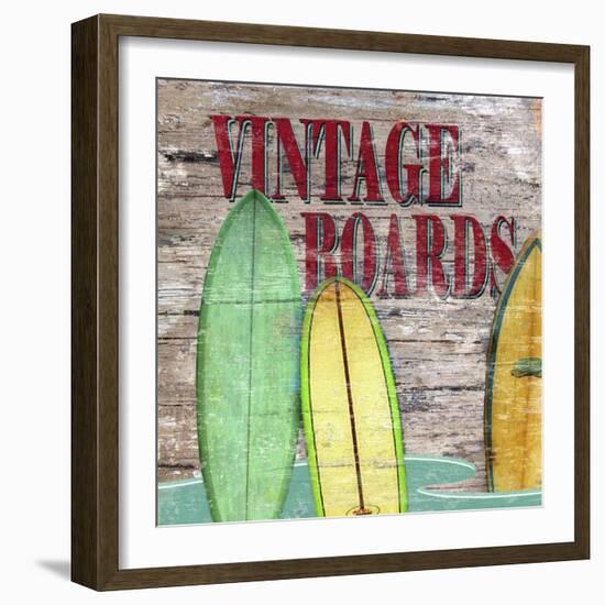 Vintage Boards III-Karen Williams-Framed Giclee Print