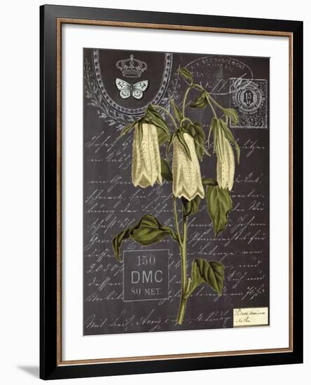 Vintage Botanical - Campanula-Stephanie Monahan-Framed Giclee Print