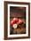 Vintage Box with Freshly Harvested Apples and Leaves-Marcin Jucha-Framed Photographic Print