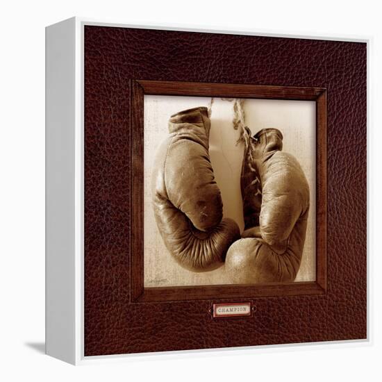 Vintage Boxing-Sam Appleman-Framed Stretched Canvas